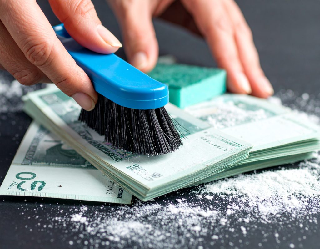 Alternative methods for cleaning anti breeze Banknote